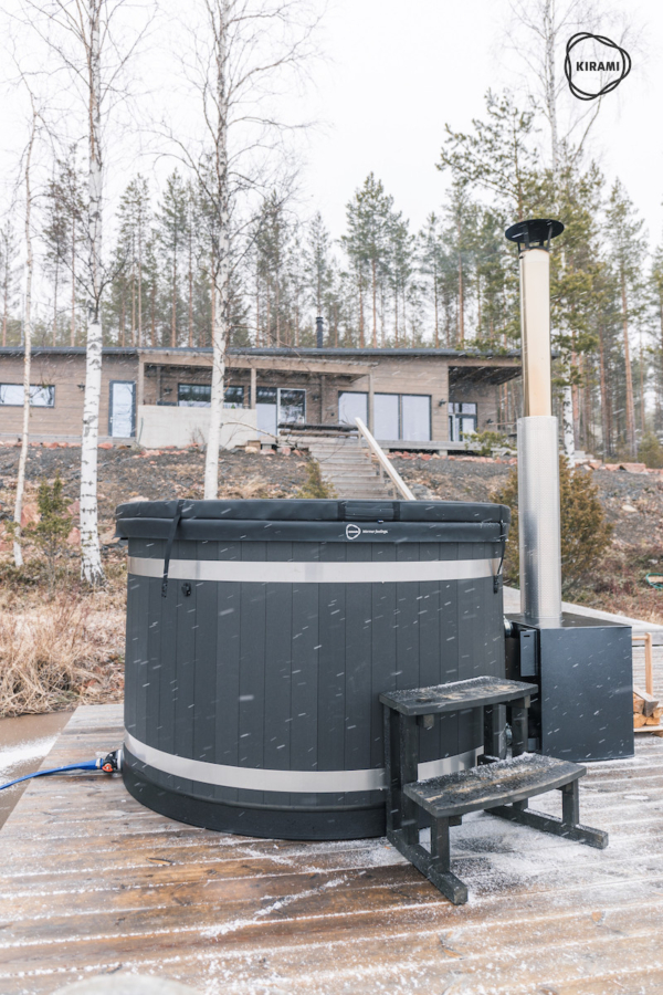 Bain nordique Steady Gris 4-5 personnes Kirami Terveo