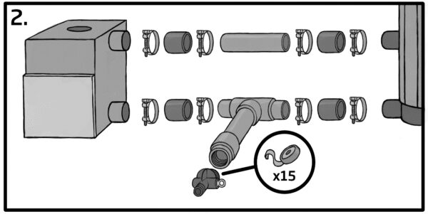 Kit de connexion intermédiaire