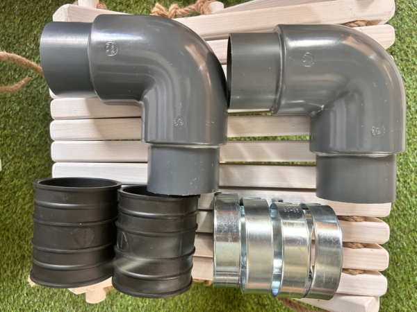 Kit de raccords poêle 90°C