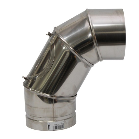 Angle cheminée 0-90°