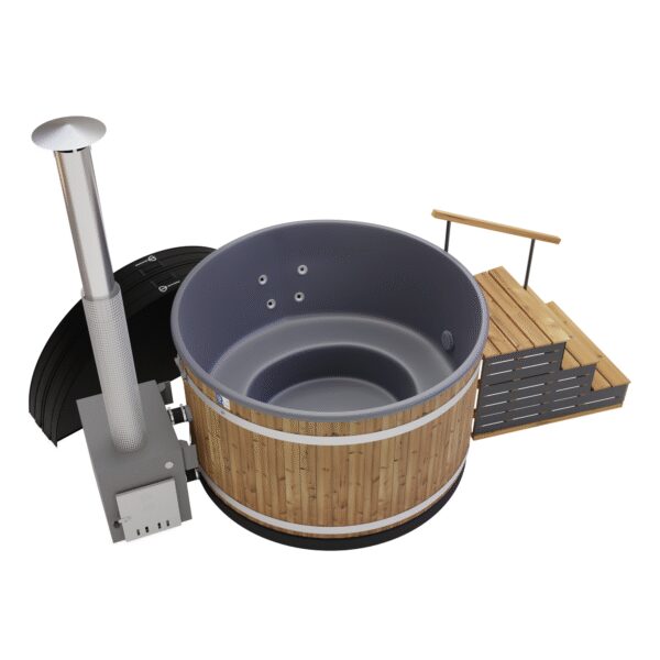 Steady Flow thermowood hybride avec couvercle premium et Marche family