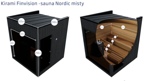 Sauna FinVision® Nordic Misty - Annex