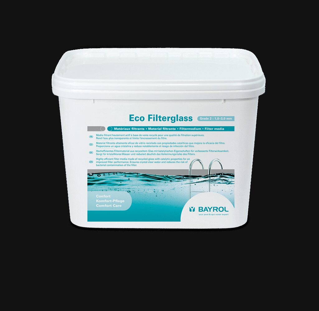 Media filtrant verre recyclé