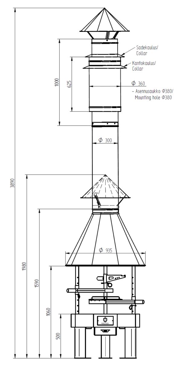 Carelia Grill Barbecue 9K-80