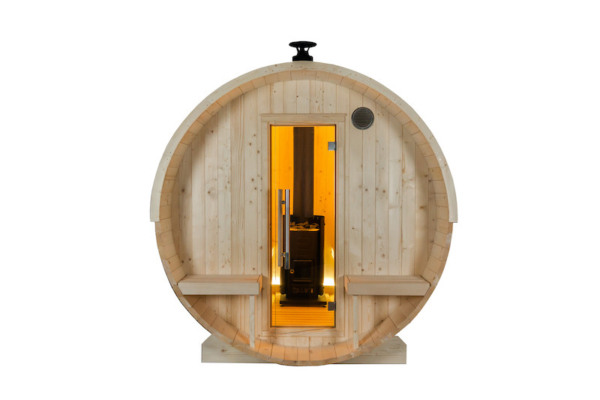 Kuusi avec la terrasse 240cm, poêle à bois