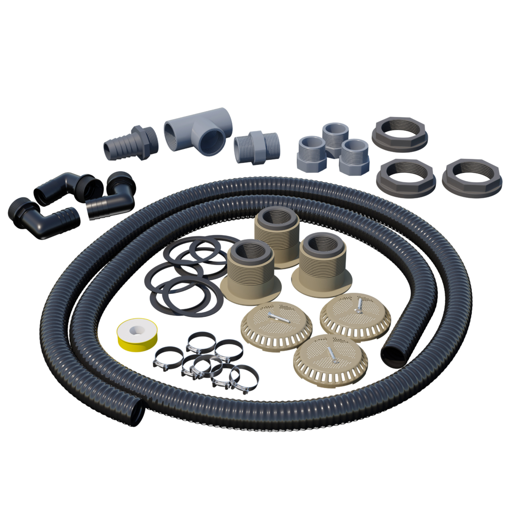 Kit de raccords filtration Woody