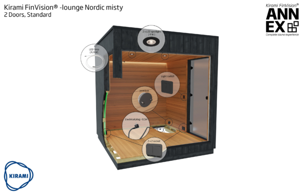 Salon de jardin Nordic Misty - Finvision® Annex