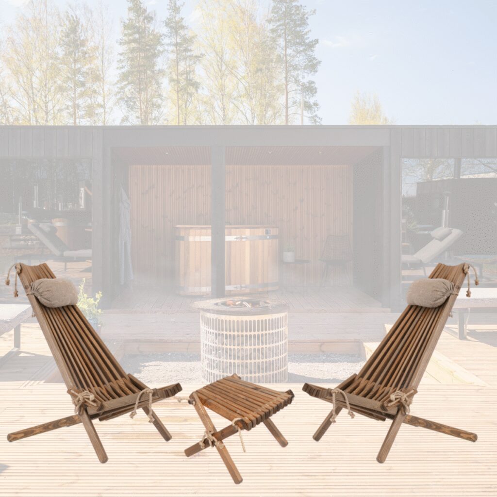 Ensemble mobilier de jardin Ecofurn