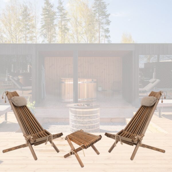 Ensemble mobilier de jardin Ecofurn