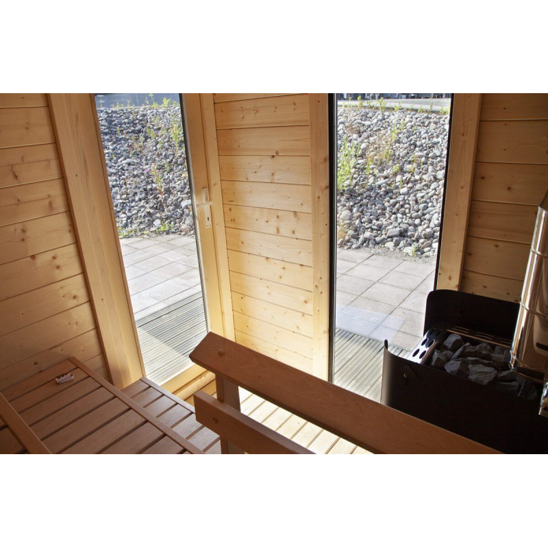 Sauna d'extérieur Harvia Solide Compact Terrasse