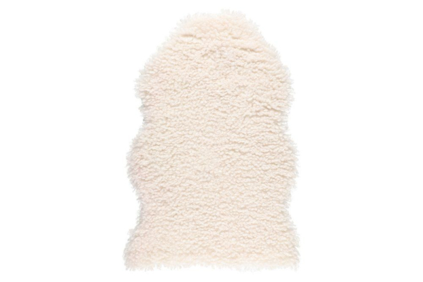 Fourrure décorative blanche