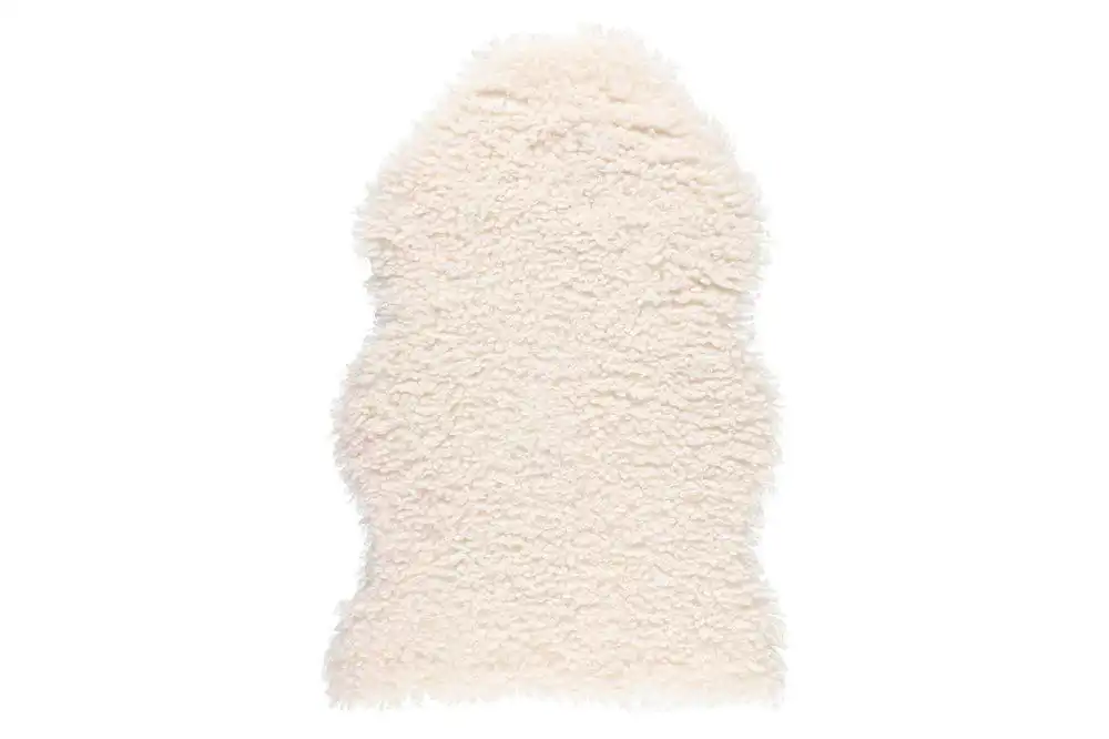 Fourrure décorative blanche