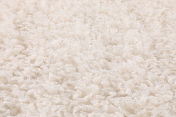 Fourrure décorative blanche